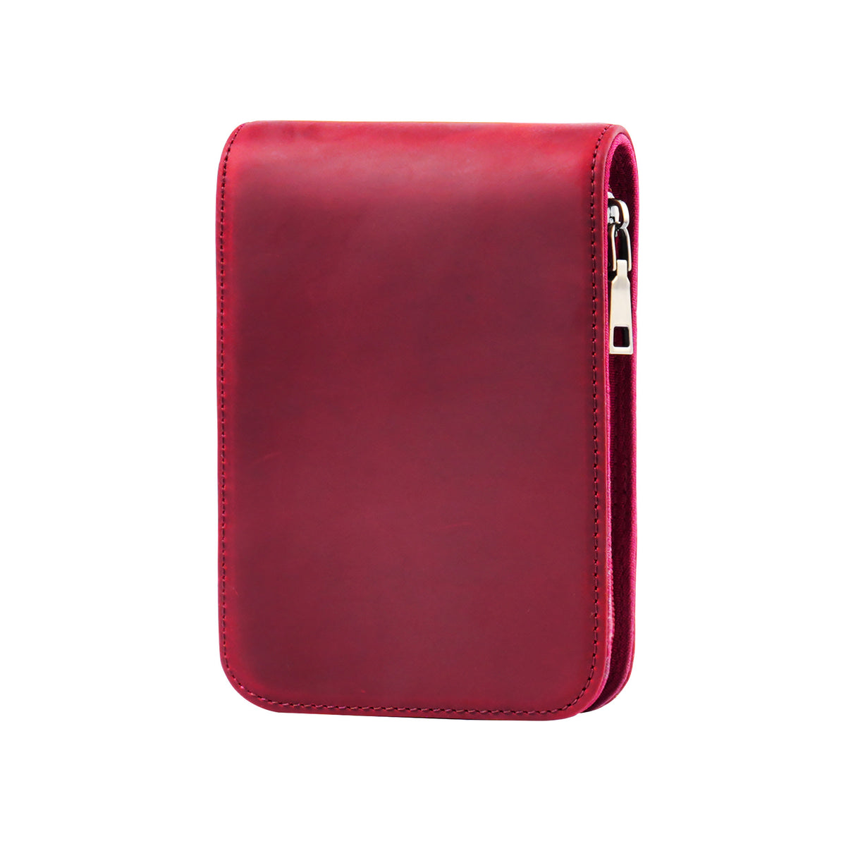 Crazy Horse Leather 12-Slot Zip Pen Organizer