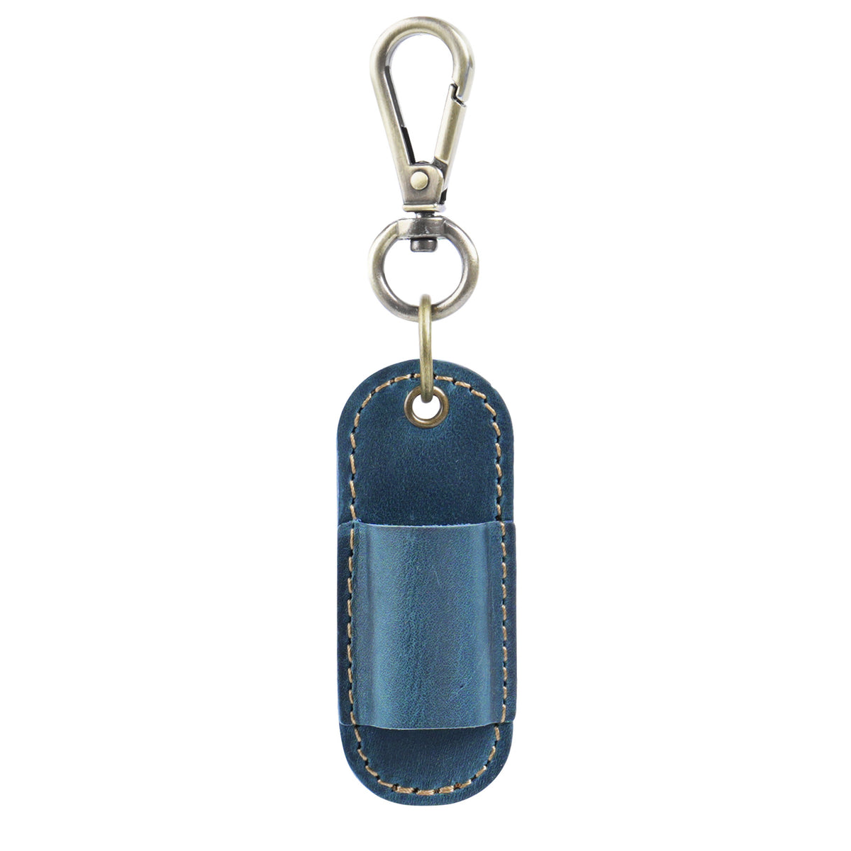 Crazy Horse Leather Portable Pen Sleeve