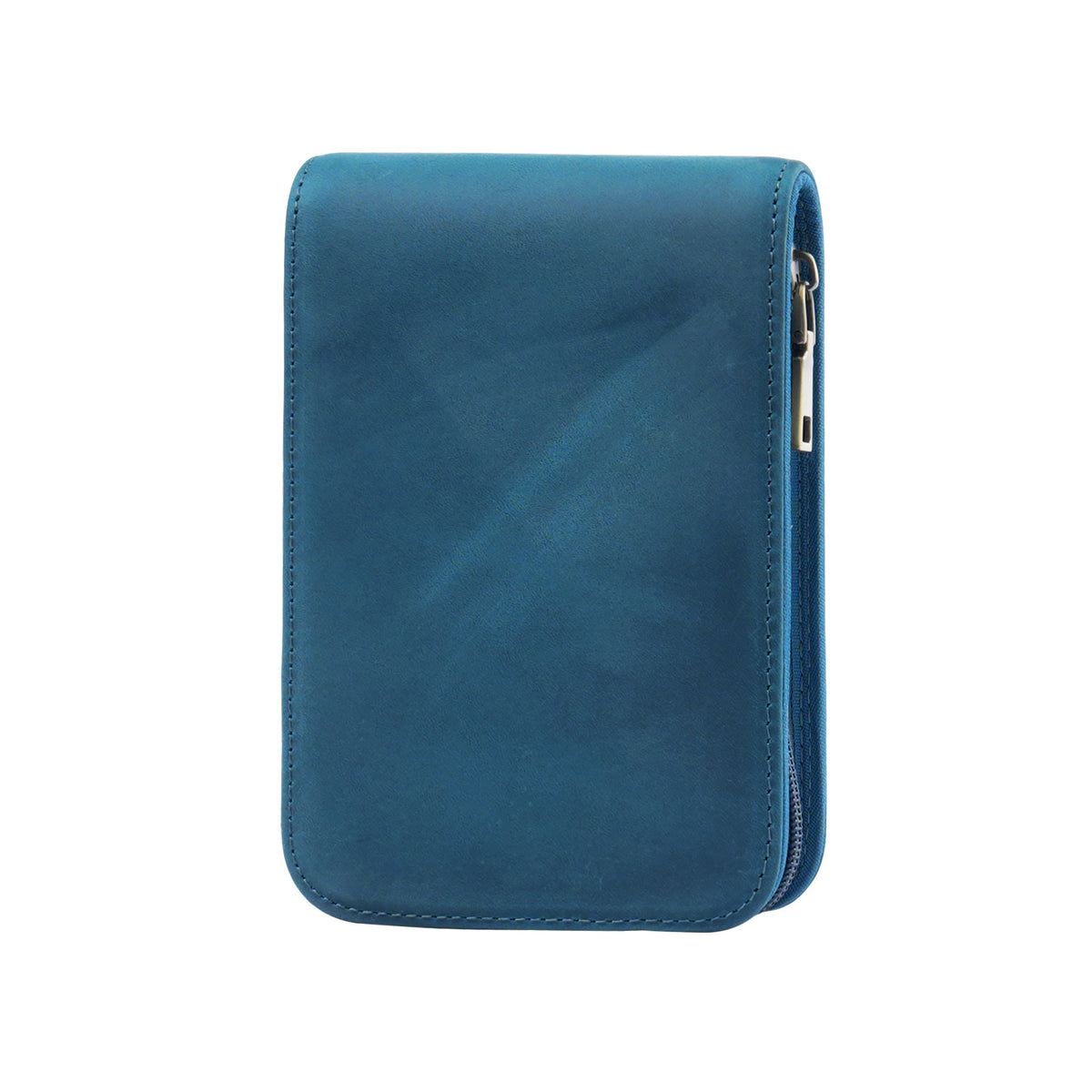 Crazy Horse Leather 12-Slot Zip Pen Organizer