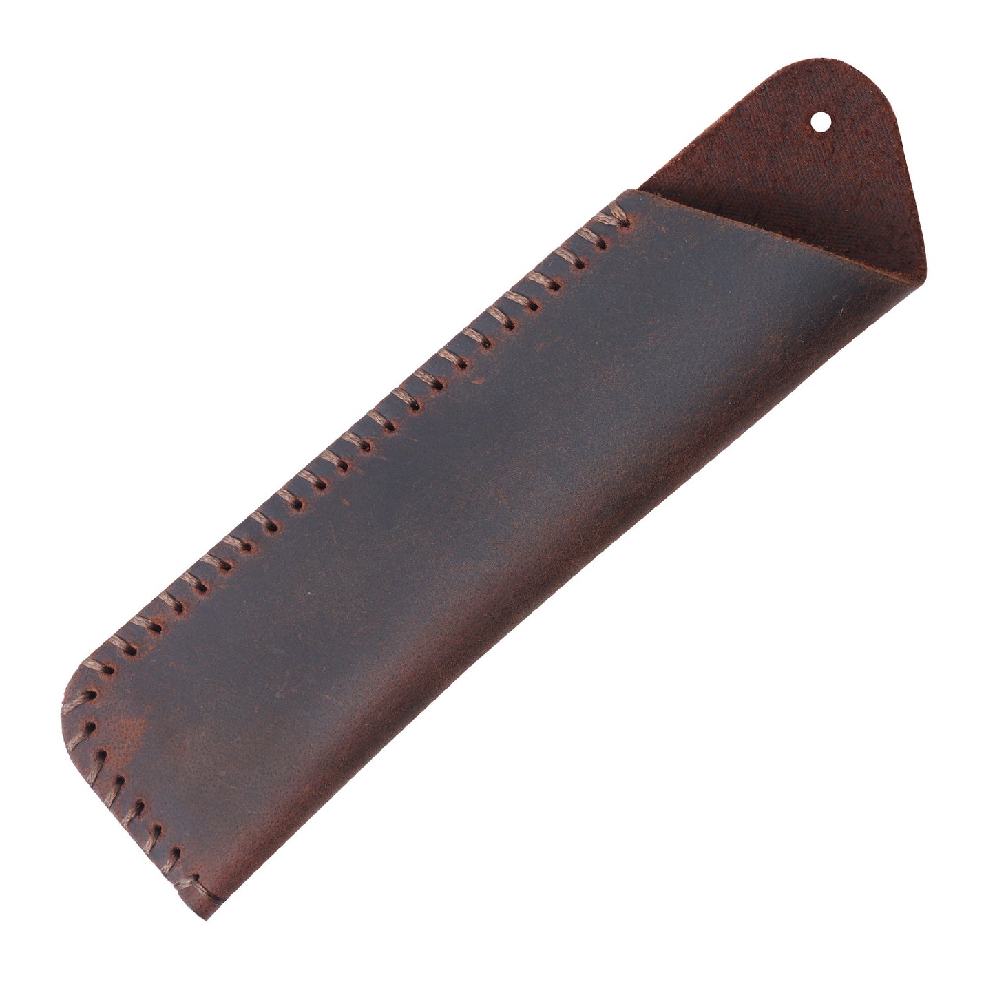 Crazy Horse Leather Handmade Pen Sleeve Case