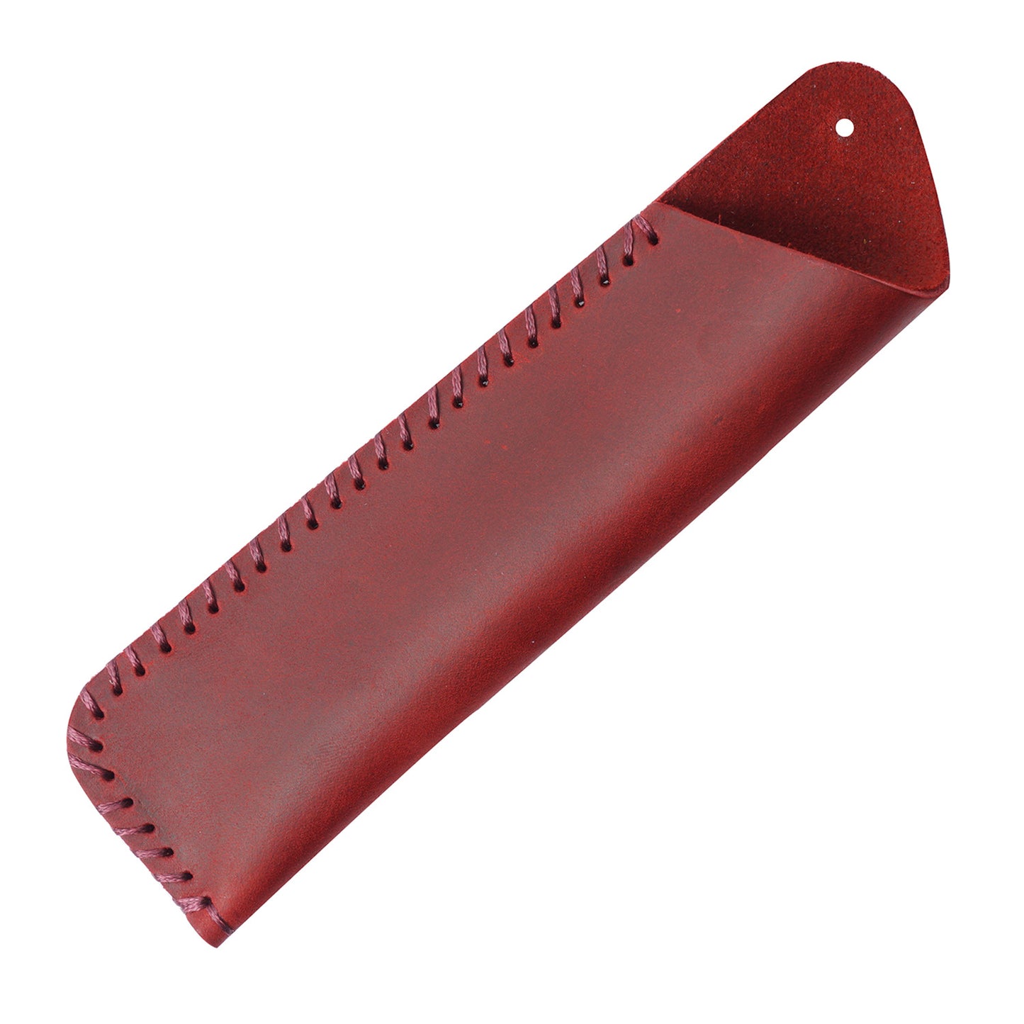 Crazy Horse Leather Handmade Pen Sleeve Case