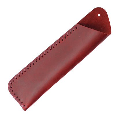 Crazy Horse Leather Handmade Pen Sleeve Case