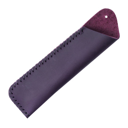 Crazy Horse Leather Handmade Pen Sleeve Case