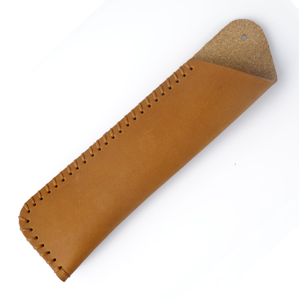 Crazy Horse Leather Handmade Pen Sleeve Case