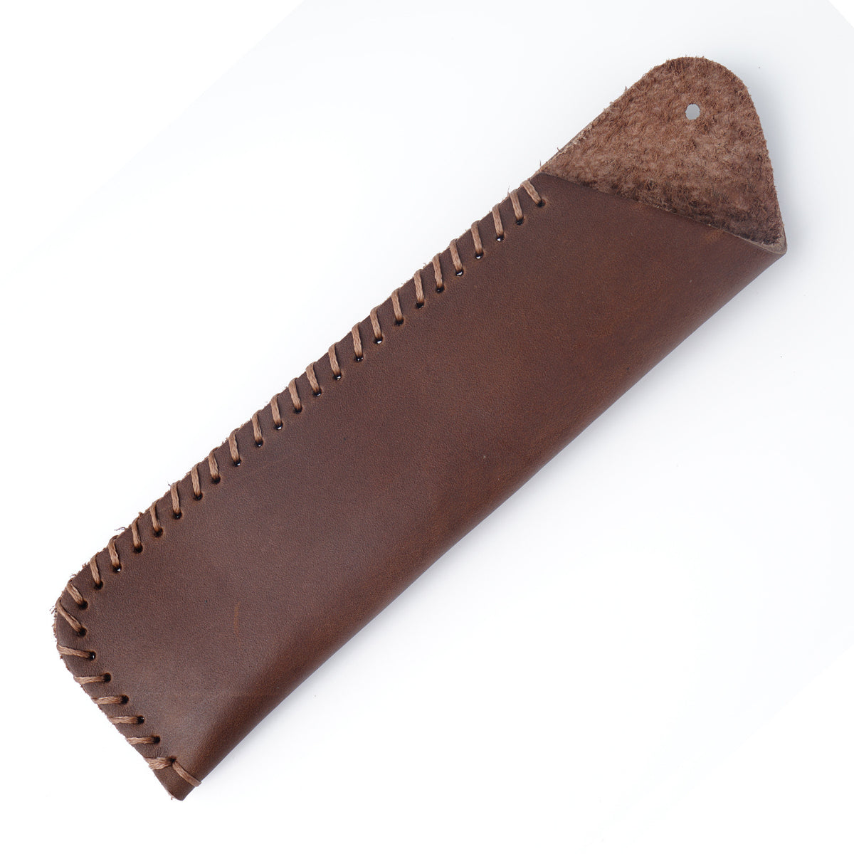 Crazy Horse Leather Handmade Pen Sleeve Case